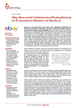eBay Now packt Lieferservice-Routenplanung im E-Commerce-Bereich