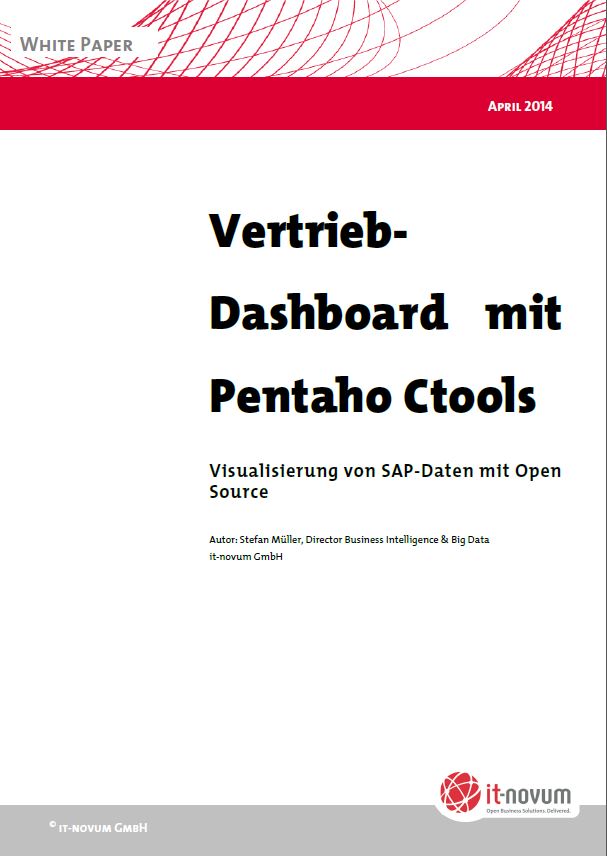 Vertrieb-Dashboard mit Pentaho Ctools – Visualisierung von SAP-Daten mit Open Source