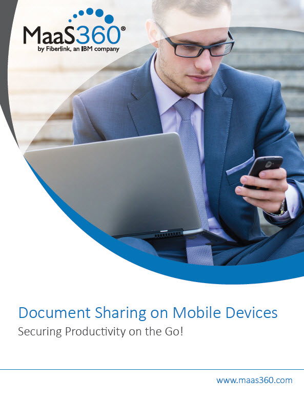 Document Sharing on Mobile Devices  – Securing Productivity on the Go