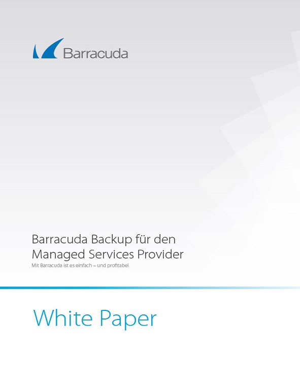 Barracuda Backup für den Managed Services Provider