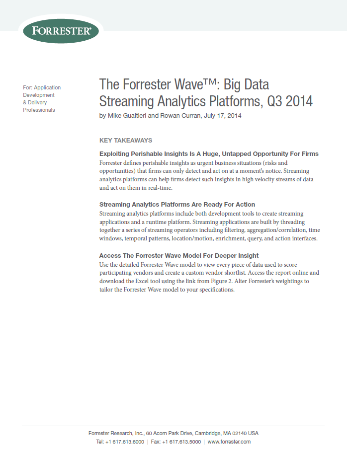 The Forrester Wave™: The Answer To Exploring Perishable Insights