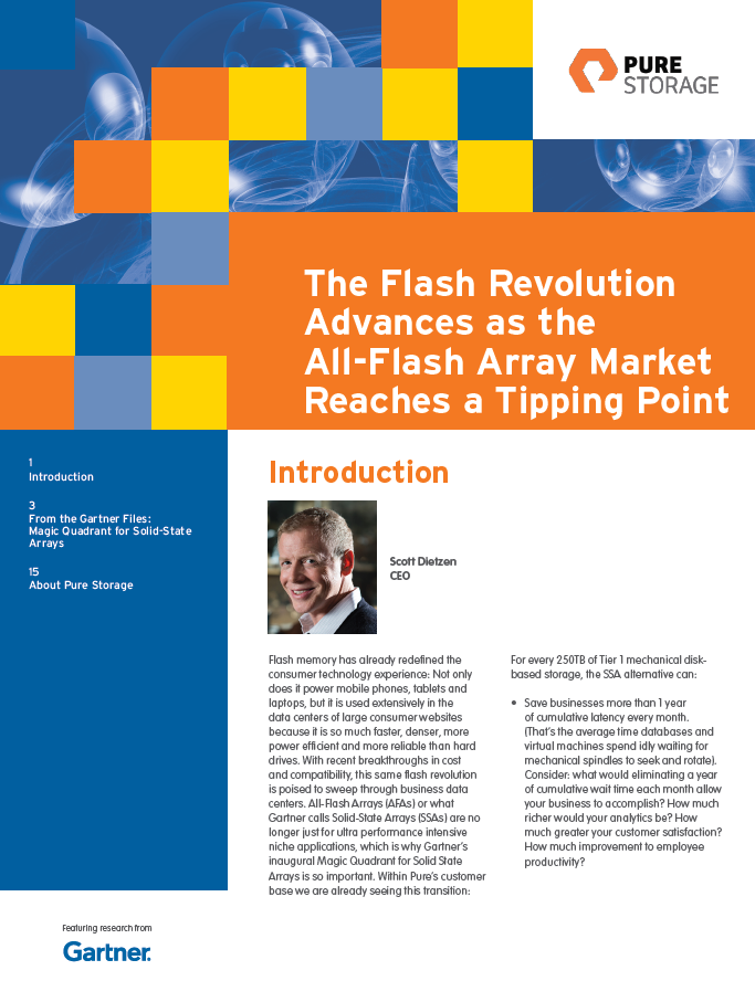 The Flash Revolution Advances as the All-Flash Array Market Reaches Tipping Point