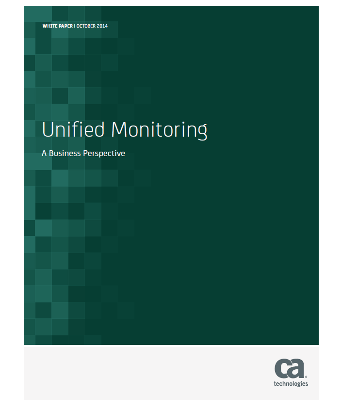 Unified Monitoring: A Business Perspective