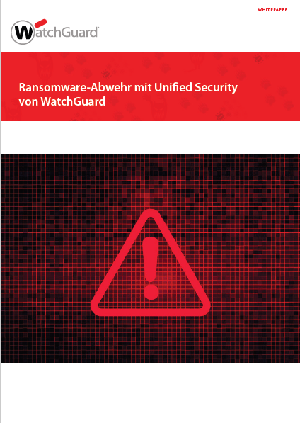 Ransomware-Abwehr mit Unified Security von WatchGuard