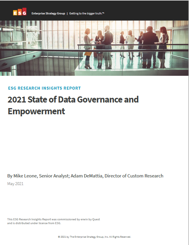 2021 Stand von Data Governance und Befähigung