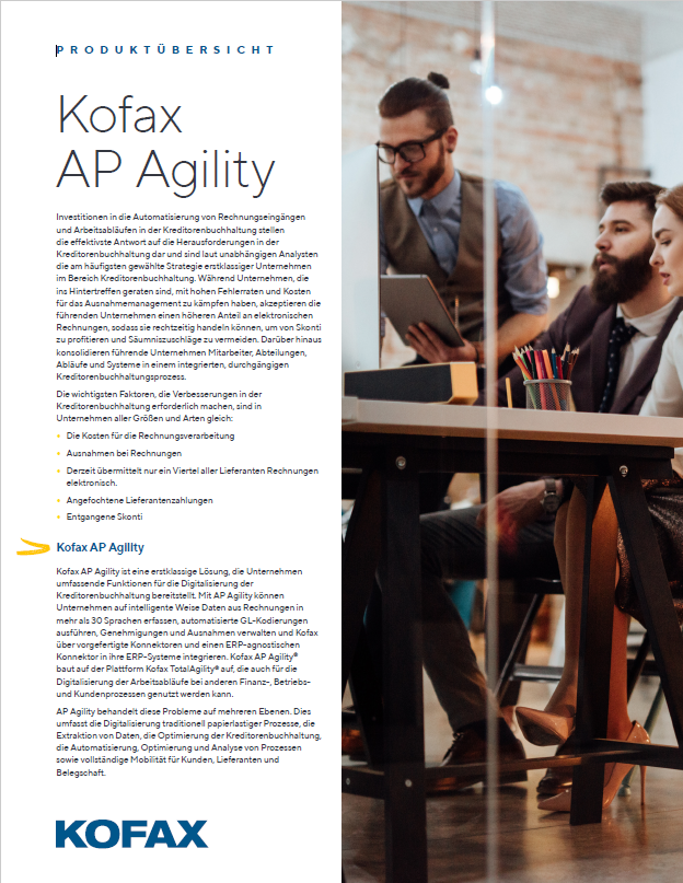Produktübericht — Kofax AP Agility