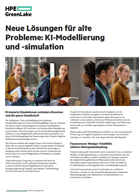 Neue Lösungen für alte Probleme: KI-Modellierung und -simulation