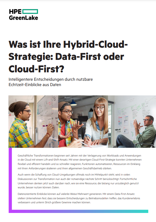 Was ist Ihre Hybrid-Cloud-Strategie: Data-First oder Cloud-First?