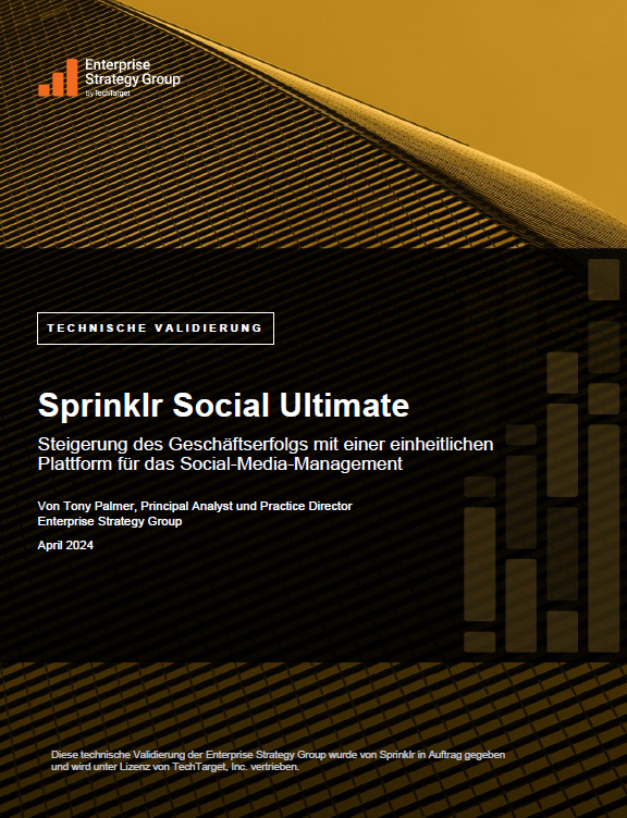 Sprinklr Social Ultimate: Steigerung des Geschäftserfolgs mit einer einheitlichen Plattform für das Social-Media-Management