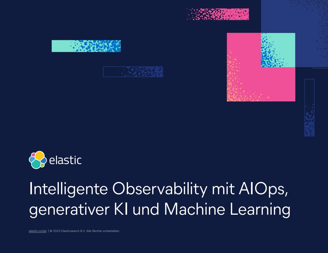 Intelligente Observability mit AIOps, generativer KI und Machine Learning